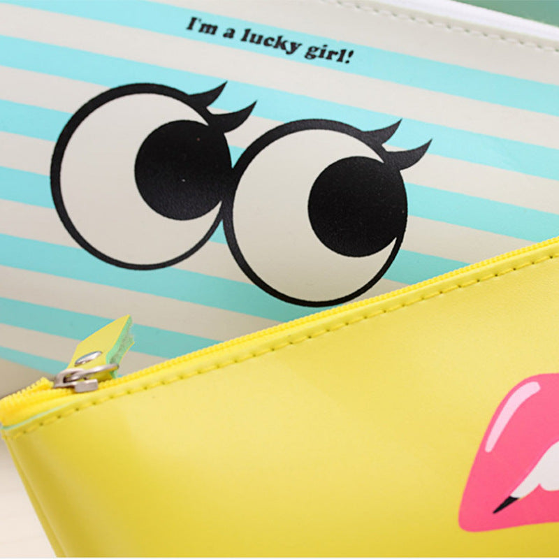 Wholesale Large Capacity Leather Pencil Case